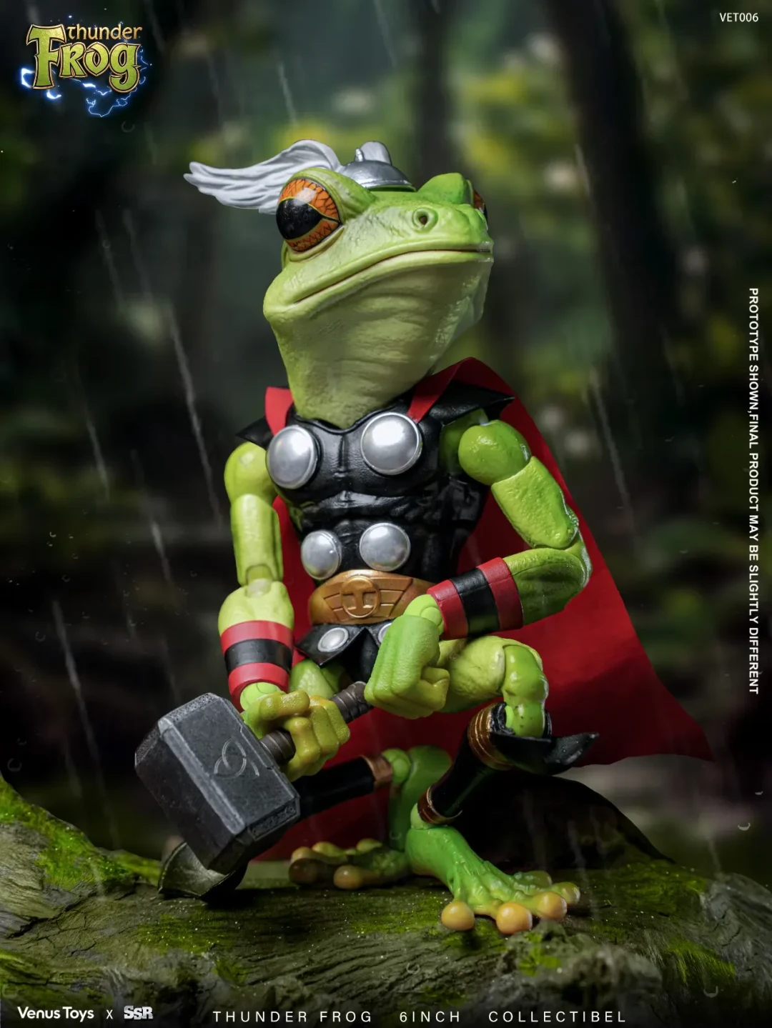 SSR × VenusToys VET006 雷电青蛙 Thunder Frog 1/12 可动人偶