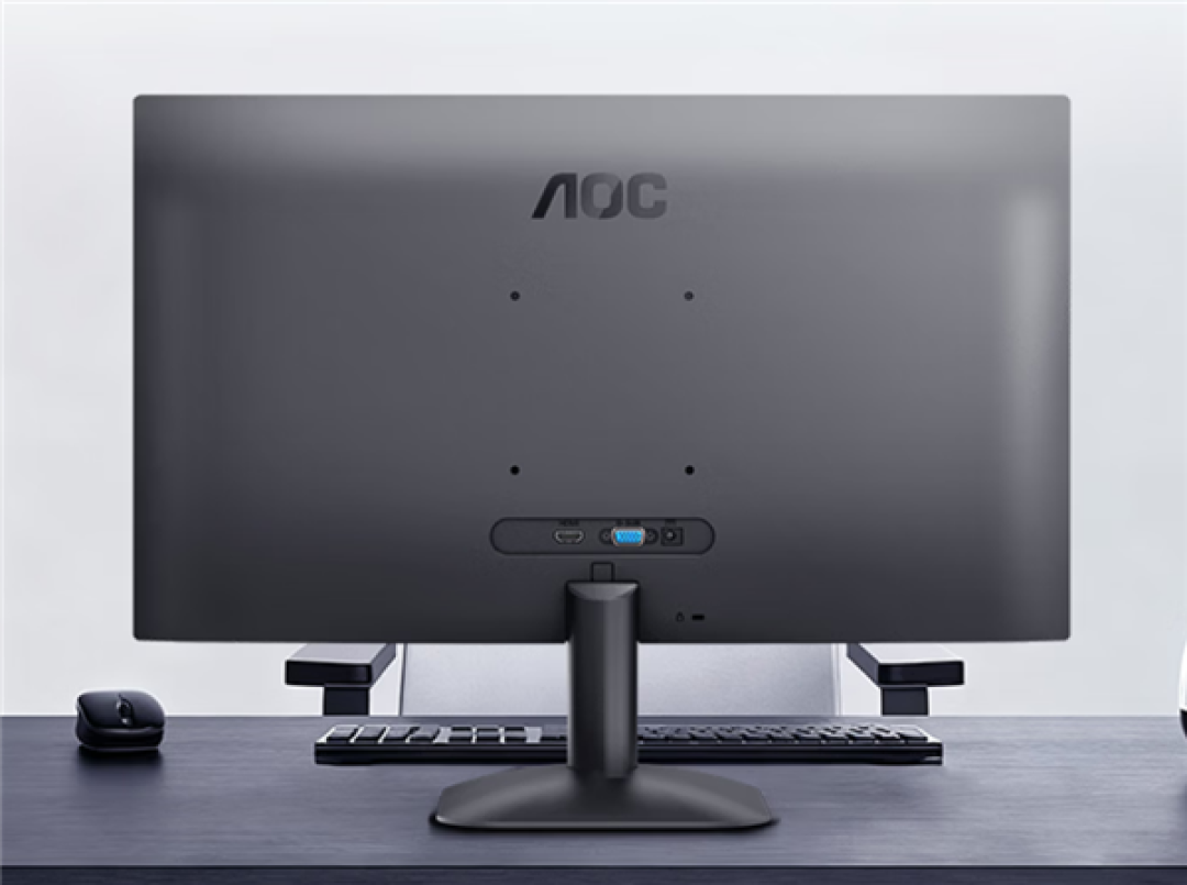 AOC新款23.8寸显示器到手449元：144Hz VA面板、支持低蓝光模式