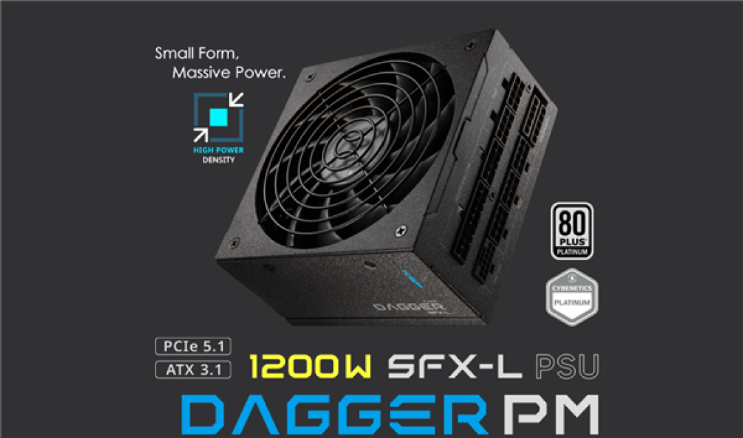 全汉推出DAGGER PM 1200W电源：全模组铂金设计、日系电解电容