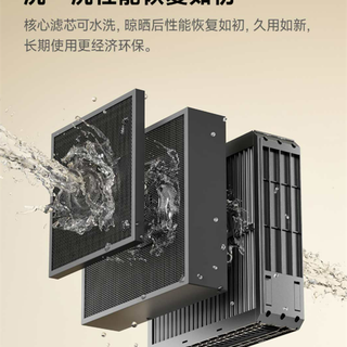 小米有品众筹0耗材全效空气净化器：洗一下满血复活