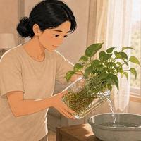 水培植物夏天烂根？问题不在植物在这4点养护细节