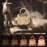 氛围感软装天花板！奥斯哥纳莫奈轻奢水晶钻感台灯✨