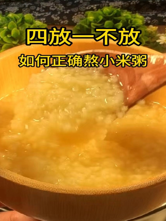 煮小米粥的四放一不放究竟是什么