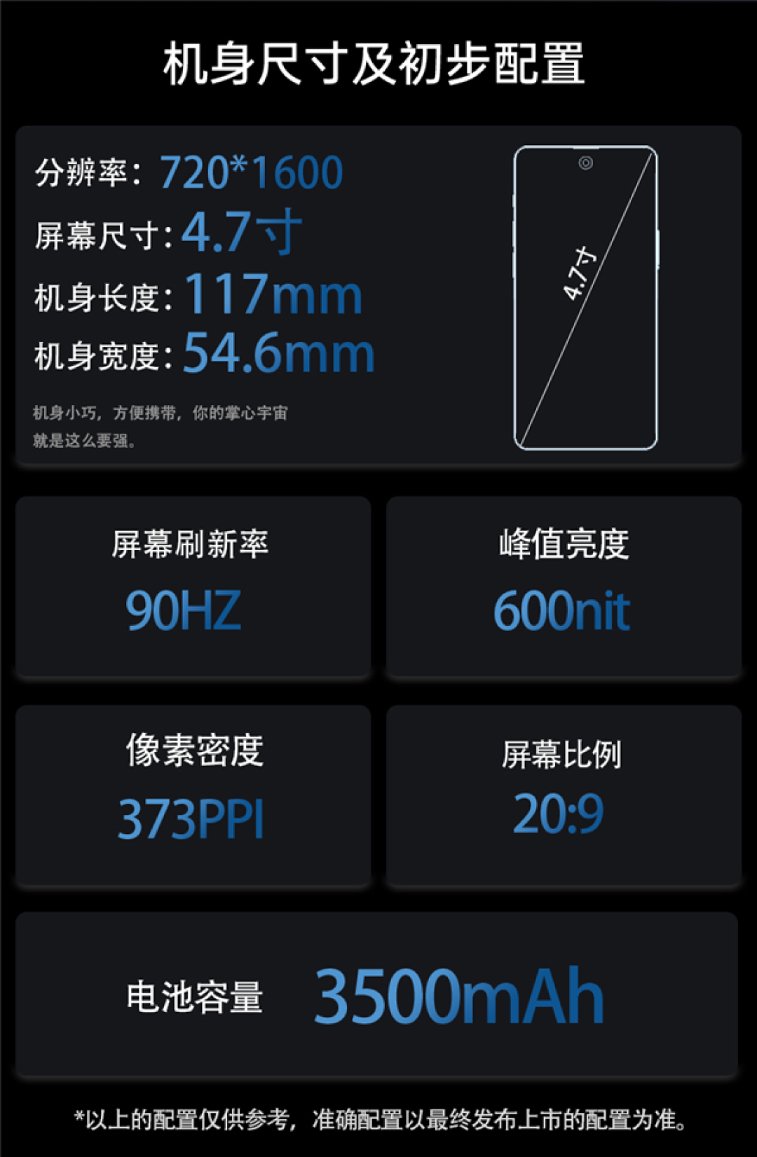 4.7英寸小屏机鸽了！蓝狐Aura A1延期发布：3C认证审核排队