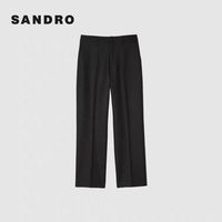 法式绅士通勤神裤✨SANDRO绵羊毛直筒西裤太显贵🤎