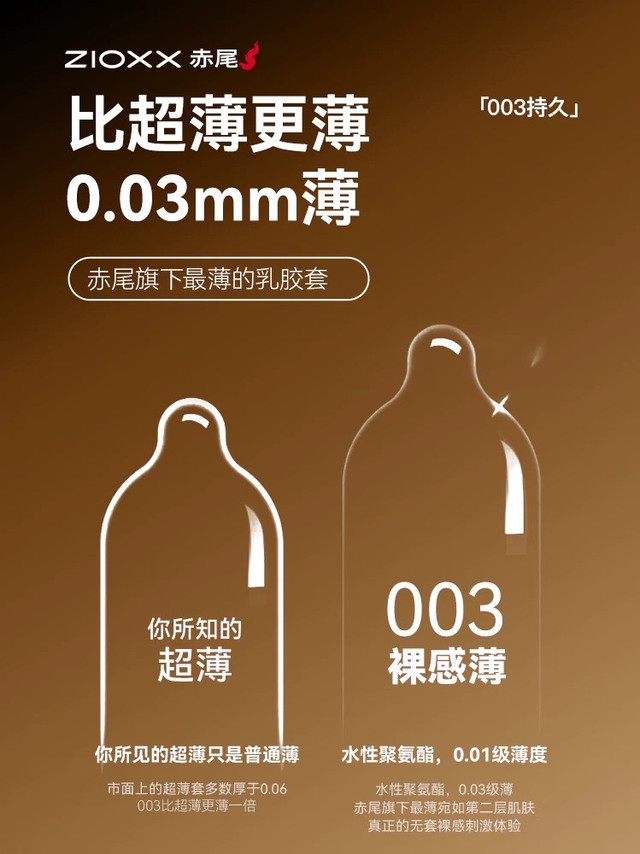 超薄体验，赤尾安全套真香！