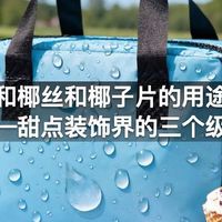 椰蓉和椰丝和椰子片的用途差异——甜点装饰界的三个级别