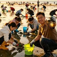 海滩快被掏空了：生态红线来了，赶海玩法该换了