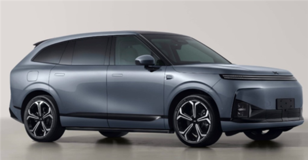 大五座SUV!小鹏G9L最新实车图曝光:翠绿配色+双层星环灯设计