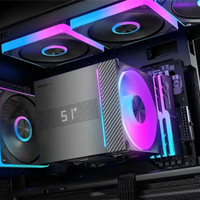 最大解热260W！骨伽FRZ 612 ARGB风冷发布：配6根6mm热管