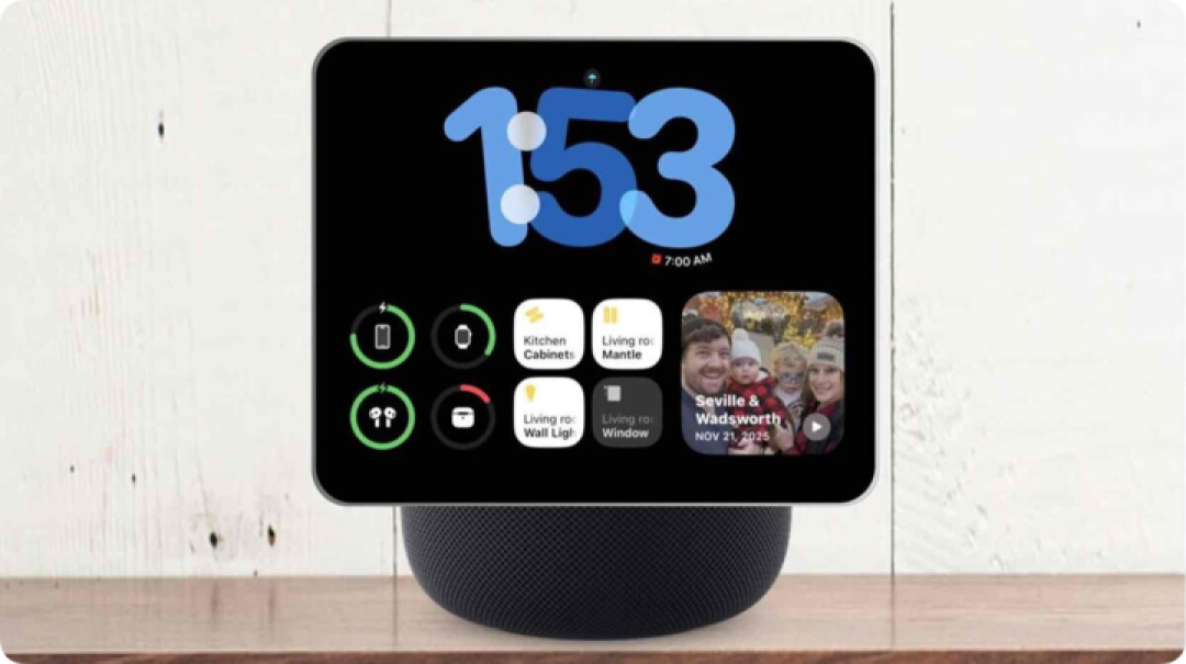 苹果这块 AI 屏幕，想让 Siri 接管你家的一切