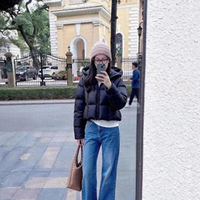 小个子买短款羽绒服，衣长选错三厘米直接矮半截