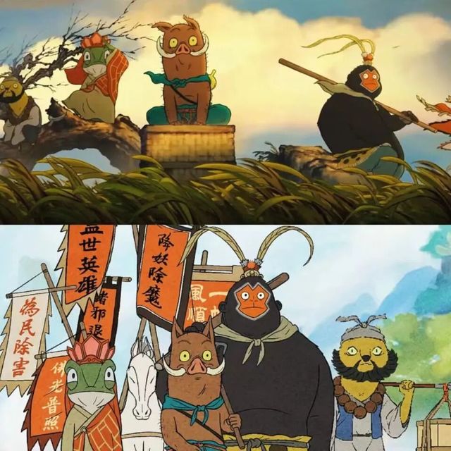 小猪妖真的离开浪浪山上西天了，打工人看完笑着破防