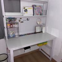 桌架一体书桌家用多功能组合电脑桌

