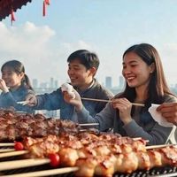 徐州烧烤的"灵魂三问"：白串、甜醋、炭火，认准这3点才算入门