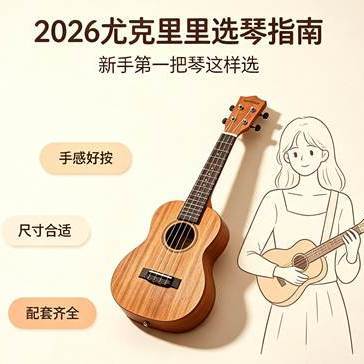 2026女生入门尤克里里选购科普，手小也能弹的新手尤克里里推荐