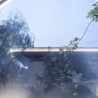 水雾门除尘降温 造景装置