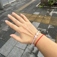我的腕上搭子｜温柔粉编绳手链，日常佩戴氛围感拉满✨