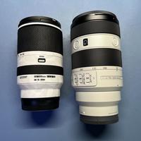 体积差距一目了然｜腾龙28-200 vs 索尼70-200G