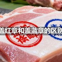 买猪肉盖红章和盖蓝章的区别要知道