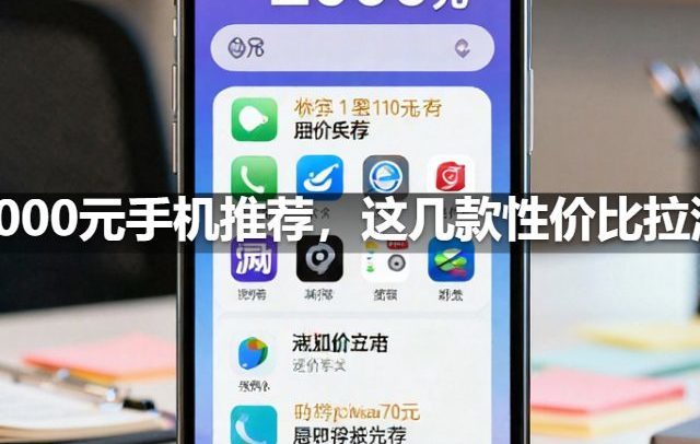 2000元手机推荐，这几款性价比拉满