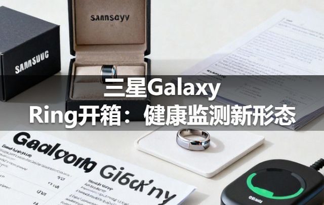 三星Galaxy Ring开箱：健康监测新形态