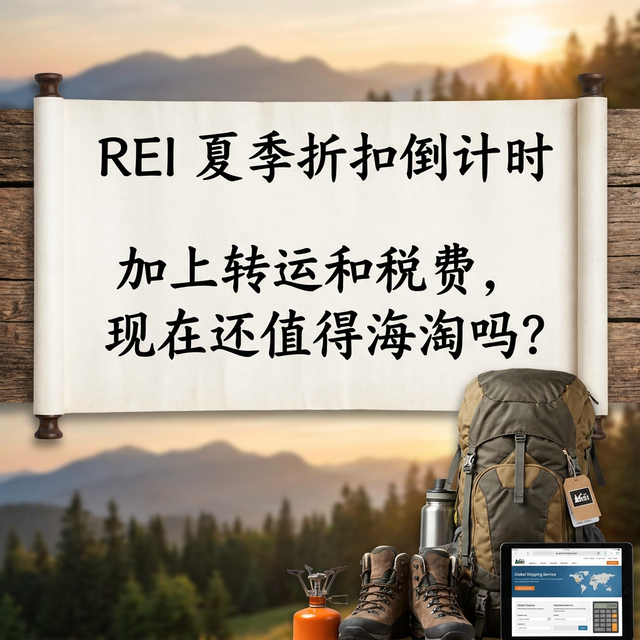 REI 夏季折扣倒计时：加上转运和税费，现在还值得海淘吗？