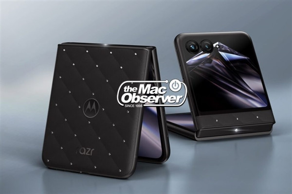 转轴也有水晶点缀！摩托罗拉Razr 70施华洛世奇版小折叠手机曝光