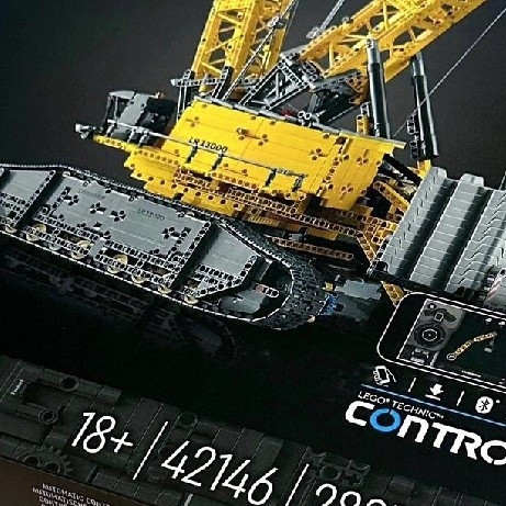 LEGO机械组42146履带起重机拼装体验
