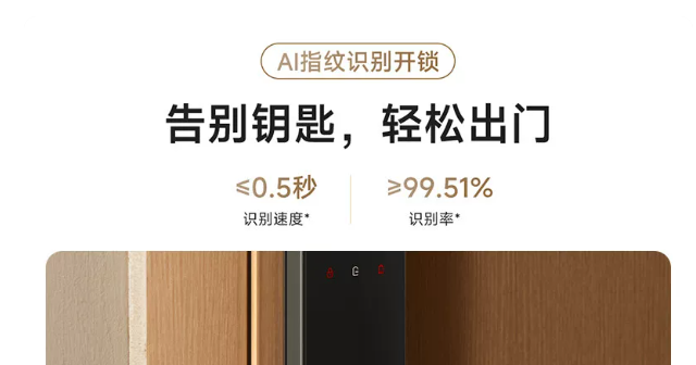 小米智能门锁 G300 猫眼版｜告别钥匙焦虑，家门口 24 小时安全员