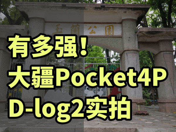 大疆D-log2有多强！Pocket4P log2实拍