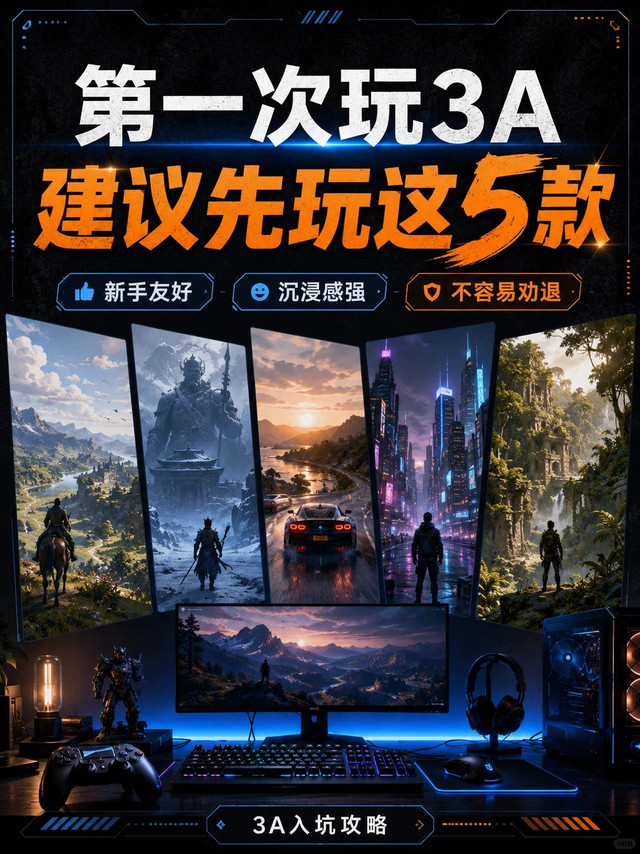  3A游戏｜新手入门必玩5款，拒绝劝退！