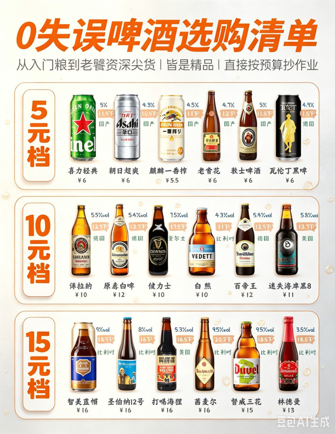 喜力啤酒