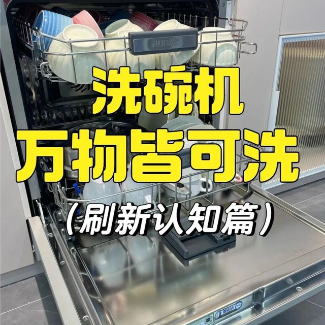 被年轻人的洗碗机用法惊到了，洗碗机是个好东西，还有啥不能洗？