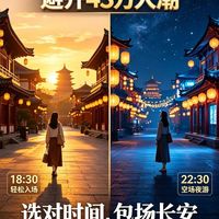 实测8600万人次的大唐不夜城,我发现人少好拍的捡漏时间