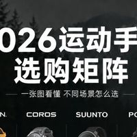 运动手表挑花眼｜一张矩阵理清各大运动表阵营🔥