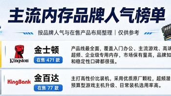 装机看不懂内存？十大主流内存品牌完整梳理🔥