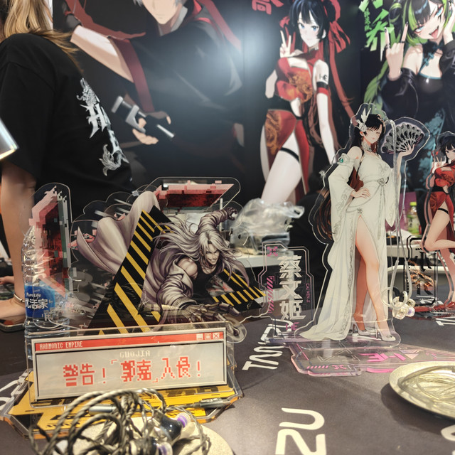 CJ展9点入场，大家都在排队了吗？唐族HE展台见闻