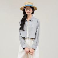 🤍Basic House 26 夏轻薄防晒白衬衫｜小个子闭眼入