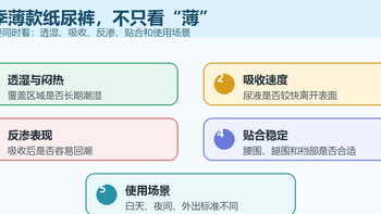 2026夏天选薄款纸尿裤，真的越薄越透气吗？这几个判断点更重要