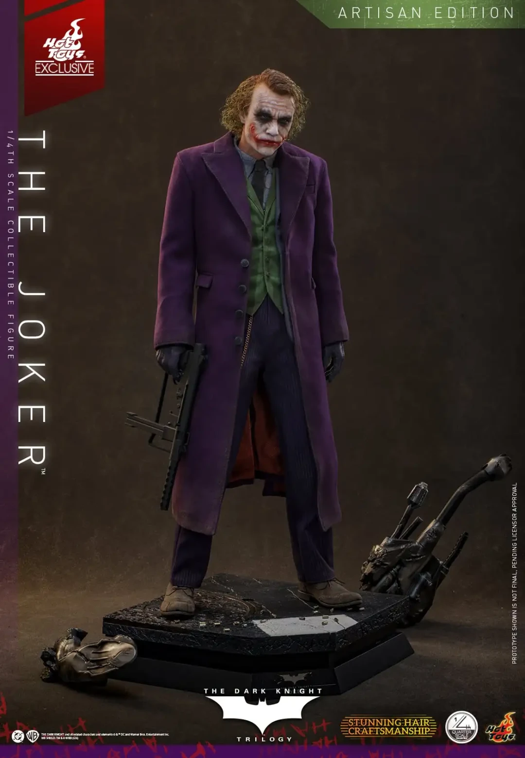 哥谭梦魇降临!Hot Toys 2026CJ 会场限定 1/4 植发版小丑完整情报