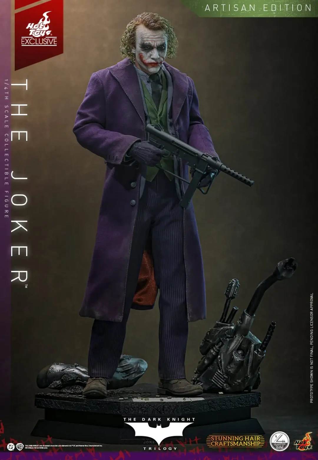 哥谭梦魇降临!Hot Toys 2026CJ 会场限定 1/4 植发版小丑完整情报