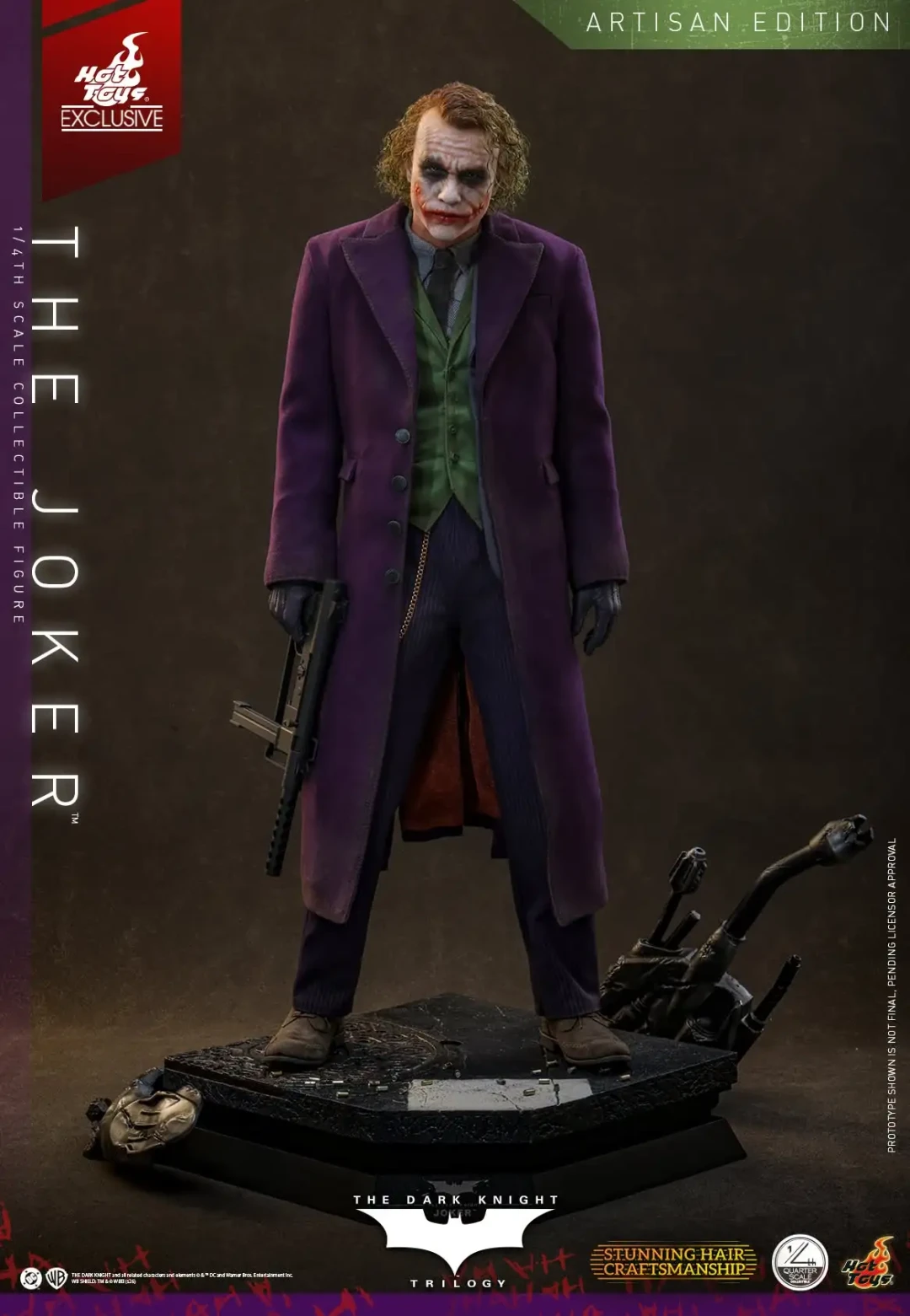 哥谭梦魇降临!Hot Toys 2026CJ 会场限定 1/4 植发版小丑完整情报