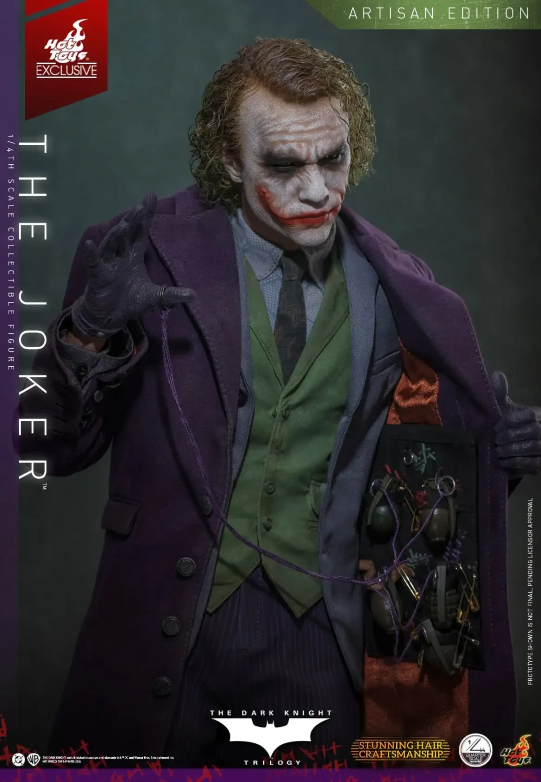 哥谭梦魇降临!Hot Toys 2026CJ 会场限定 1/4 植发版小丑完整情报