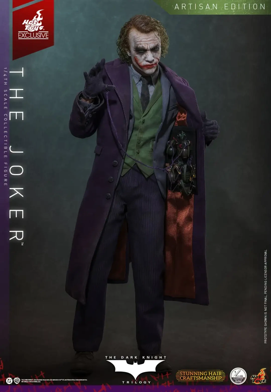 哥谭梦魇降临!Hot Toys 2026CJ 会场限定 1/4 植发版小丑完整情报