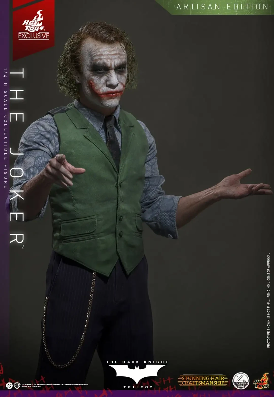 哥谭梦魇降临!Hot Toys 2026CJ 会场限定 1/4 植发版小丑完整情报