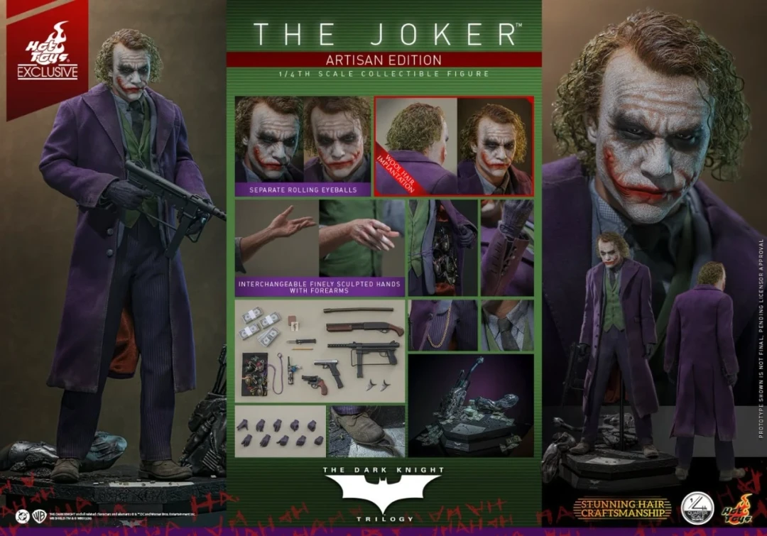 哥谭梦魇降临!Hot Toys 2026CJ 会场限定 1/4 植发版小丑完整情报