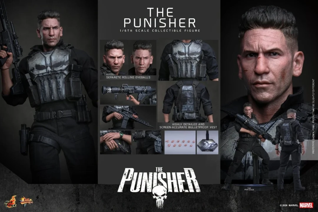 Hot Toys 2026CJ 会场限定 1/6 巨型浩克、《惩罚者》弗兰克・卡塞尔完整情报