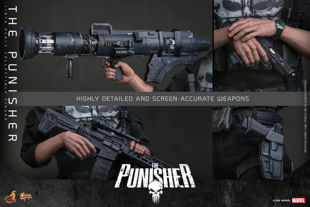 Hot Toys 2026CJ 会场限定 1/6 巨型浩克、《惩罚者》弗兰克・卡塞尔完整情报