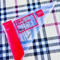 得力三角尺套装,学生必备的实用文具